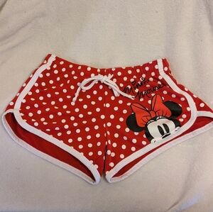 Disney Red Polka Dot Minnie Mouse Women's Shorts